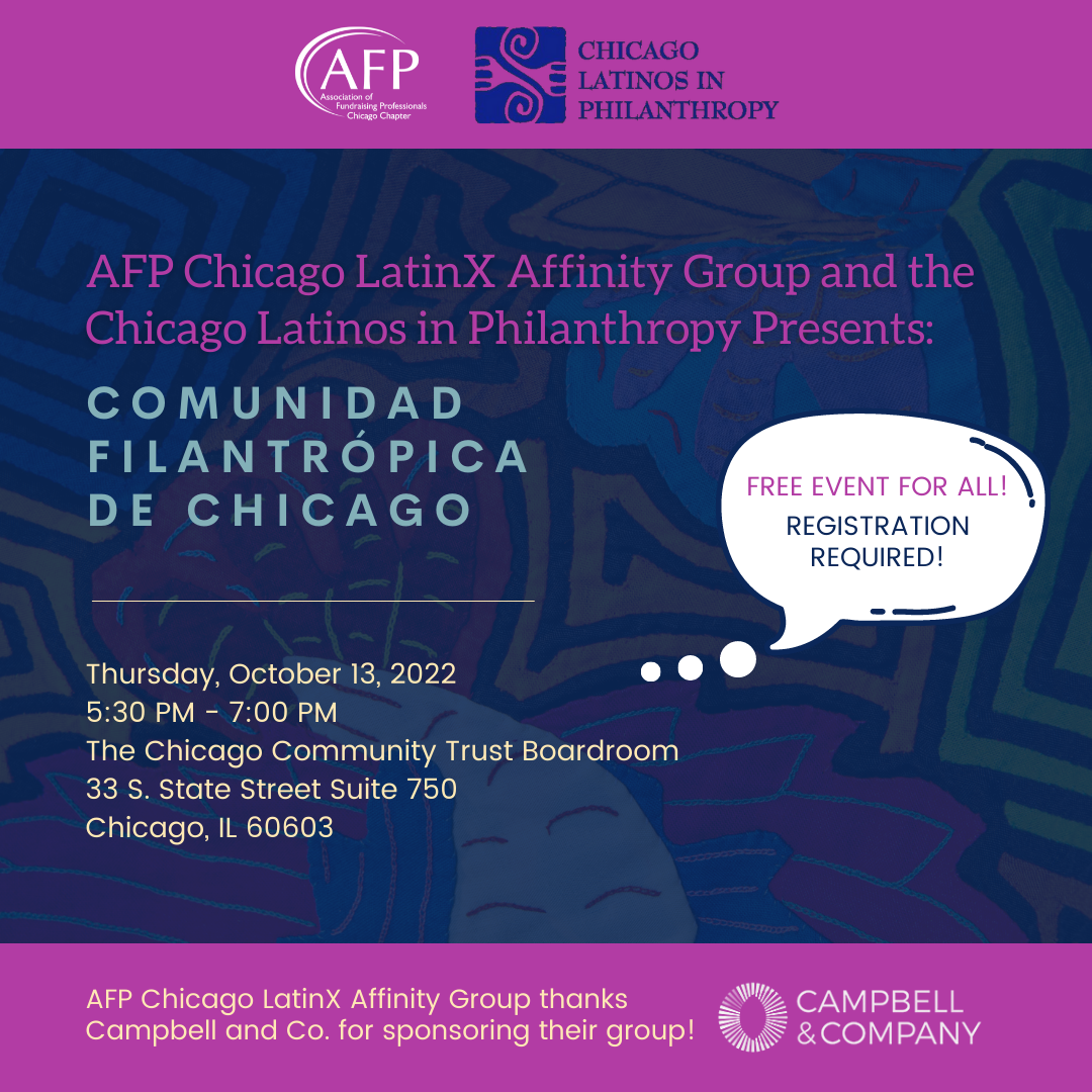 LatinX Affinity and the Chicago Latinos in Philanthropy Oct 13