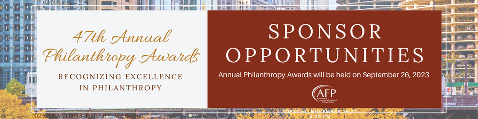 Philanthropy Awards Sponsor Opportunities