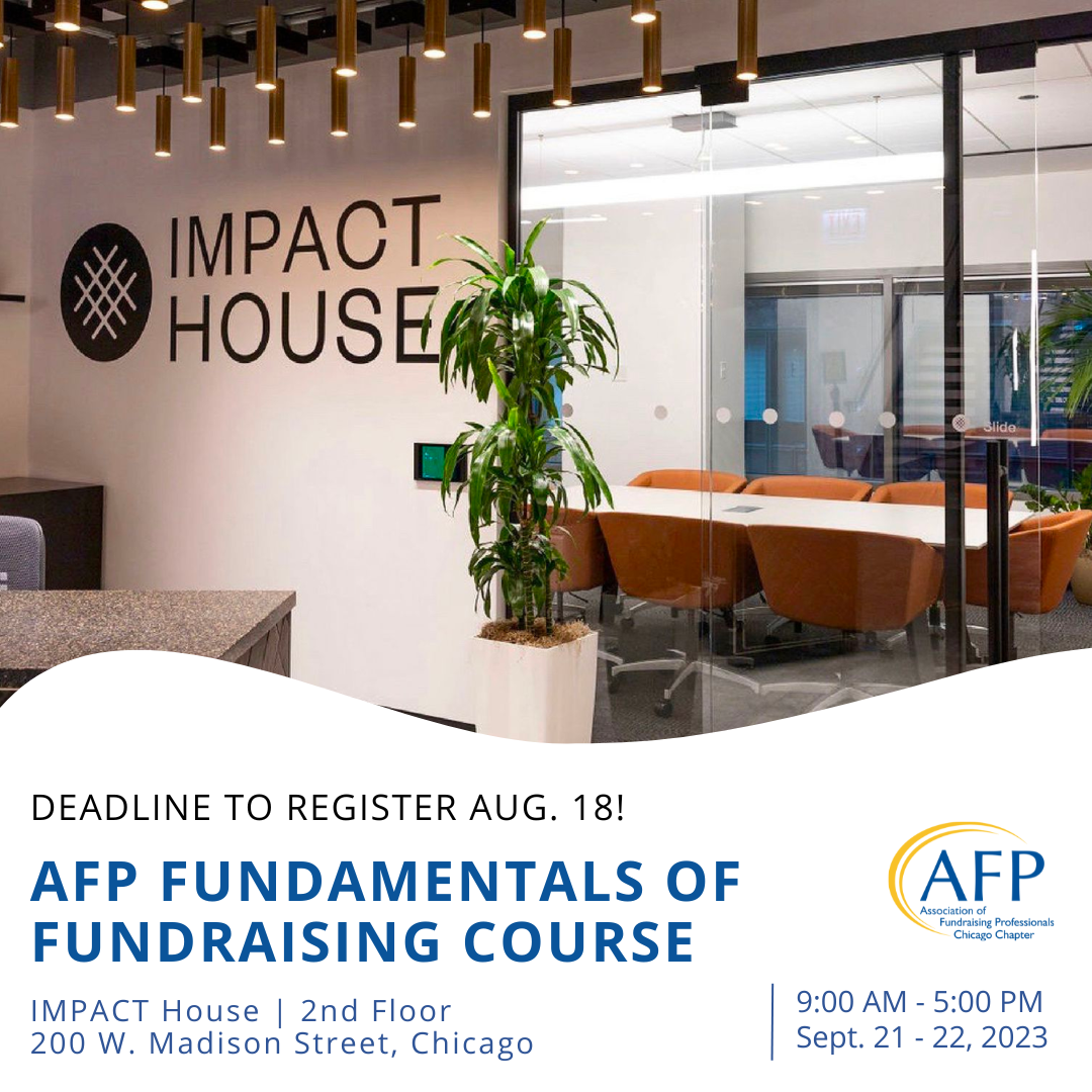 Fundamentals of Fundraising Sept 21 and 22