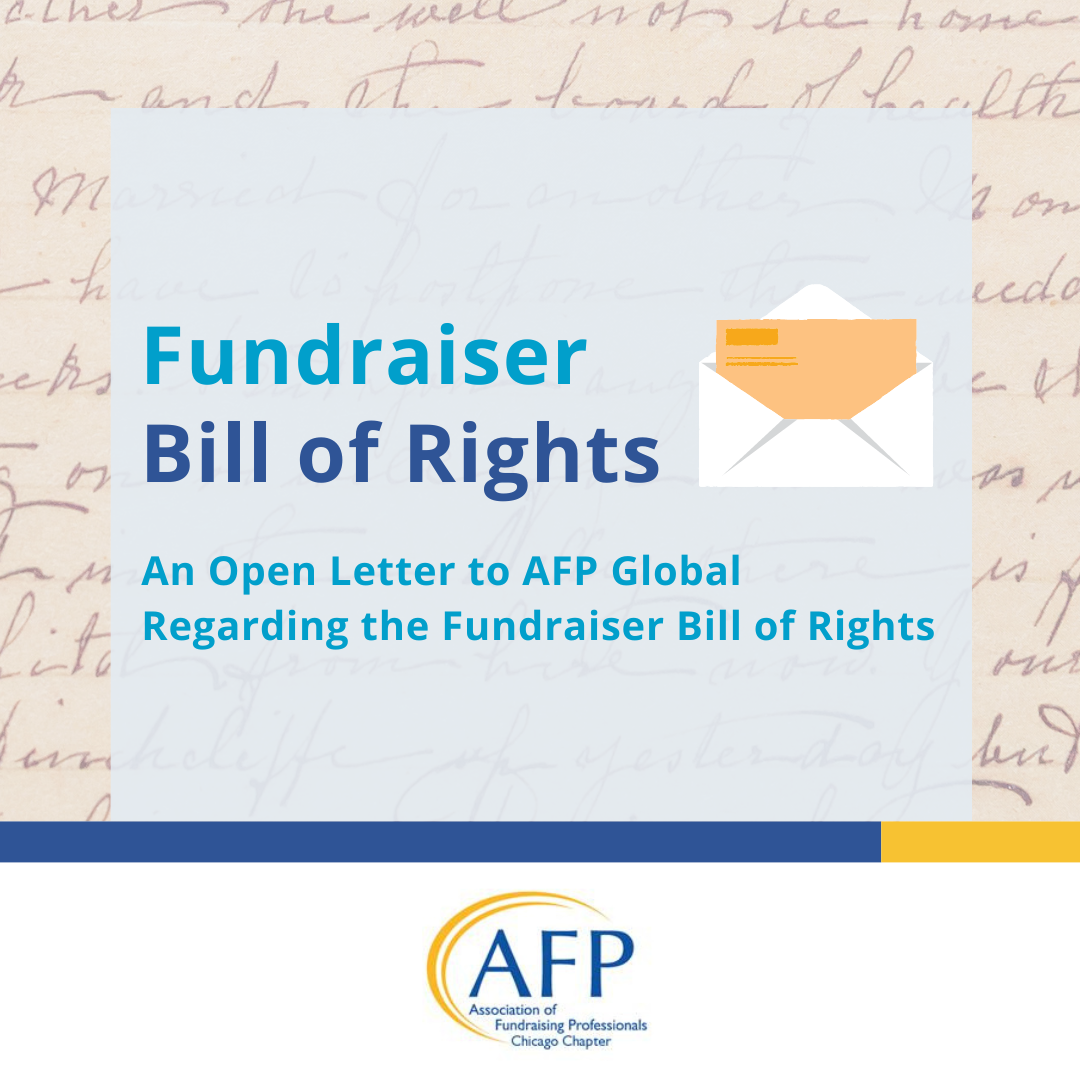 Fundraiser Bill of Rights Open Letter